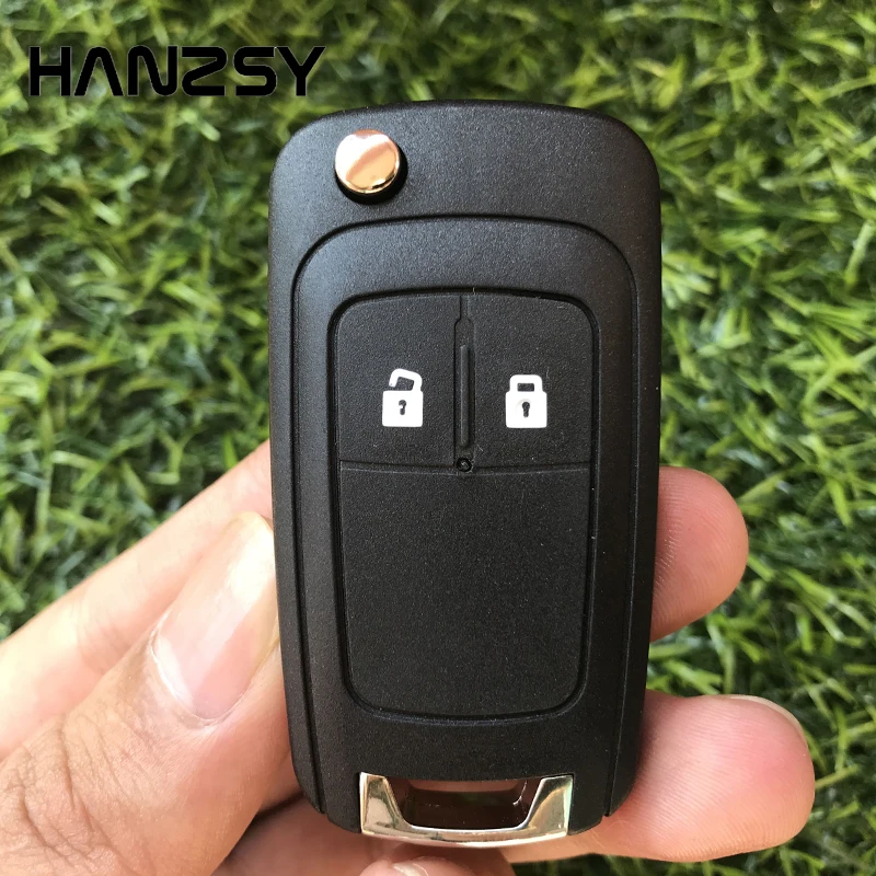 2 кнопки дистанционного флип-ключа оболочки для OPEL Insignia Astra Zafira для Chevrolet Cruze Сменный Чехол для ключа автомобиля крышка брелока неразрезанное лезвие