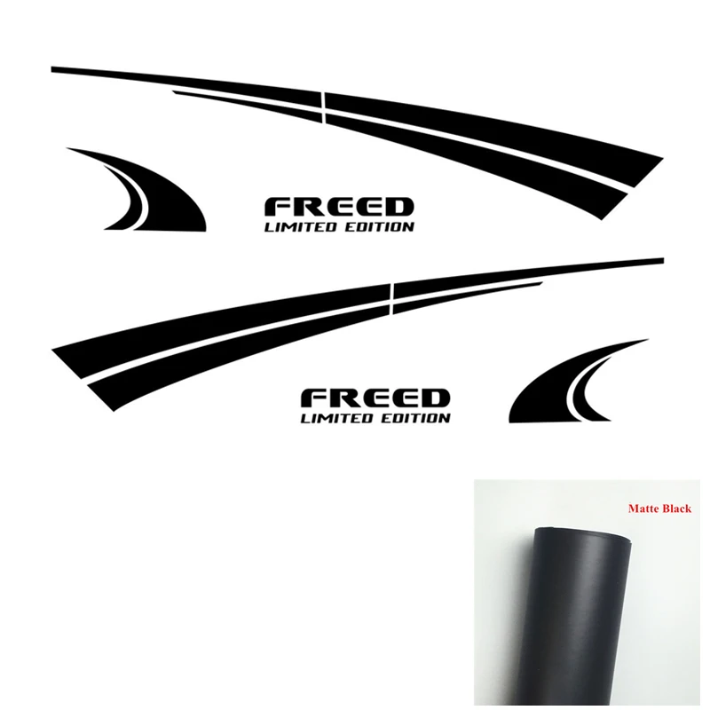 

1 компл. Спортивные полосы на дверь автомобиля для-Honda свободный Спайк гоночный Стайлинг виниловые наклейки украшение для кузова автомобиля Наклейка внешние аксессуары