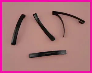 Черные металлические заколки для волос 8 мм * 8,0 см 3,15 дюйма, 20 шт., заколки для волос, Оптовая продажа без свинца и никеля