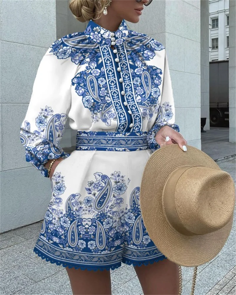 

Женский комплект из 2 предметов, Свитшот и шорты в Корейском стиле