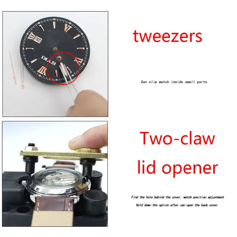 

16pcs Watch Repair Tool Kit Link Pin Remover Case Opener Remover Spring Bar Tool Case Opener Set