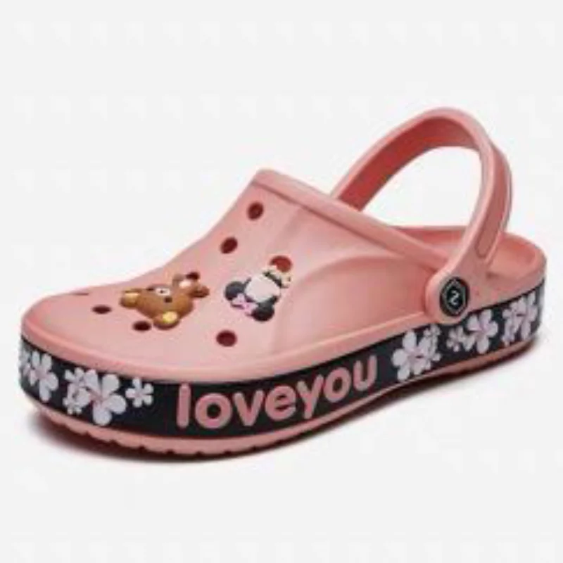 Шлепанцы Croc унисекс Нескользящие сандалии на платформе сланцы пляжная обувь