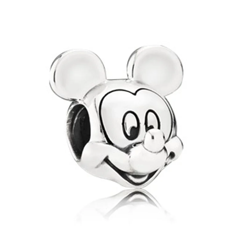 Посеребренное новое платье Мики Единорог Подвески бусины подвеска Подходит Pandora Браслеты и ожерелья для женщин DIY любителей ювелирных изделий
