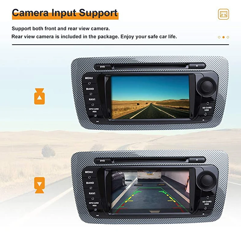 LDZDSEE 2 Din Android 9 0 DSP ГБ + 32 автомобильное радио GPS мультимедийный плеер DVD для Seat Ibiza 6j