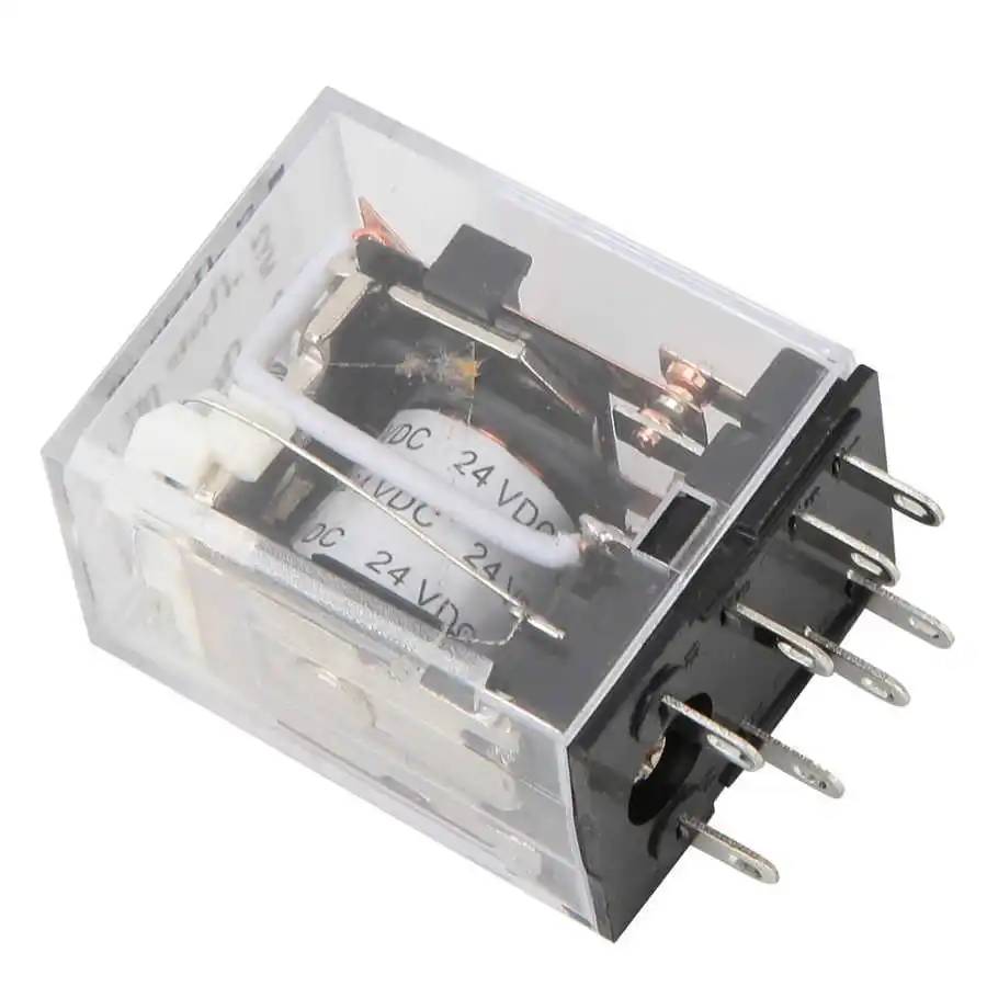 Промежуточное реле HH52P 24VDC/220VAC 5A 8 контактов катушки DPDT электромагнитное