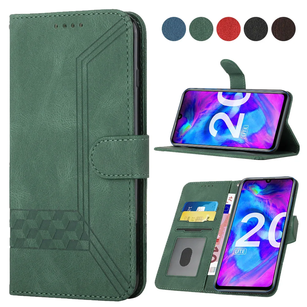 Чехол для Honor 9A 9C 8S флип-чехол 20 Lite 10 lite 10i 20i чехол-бумажник из искусственной кожи