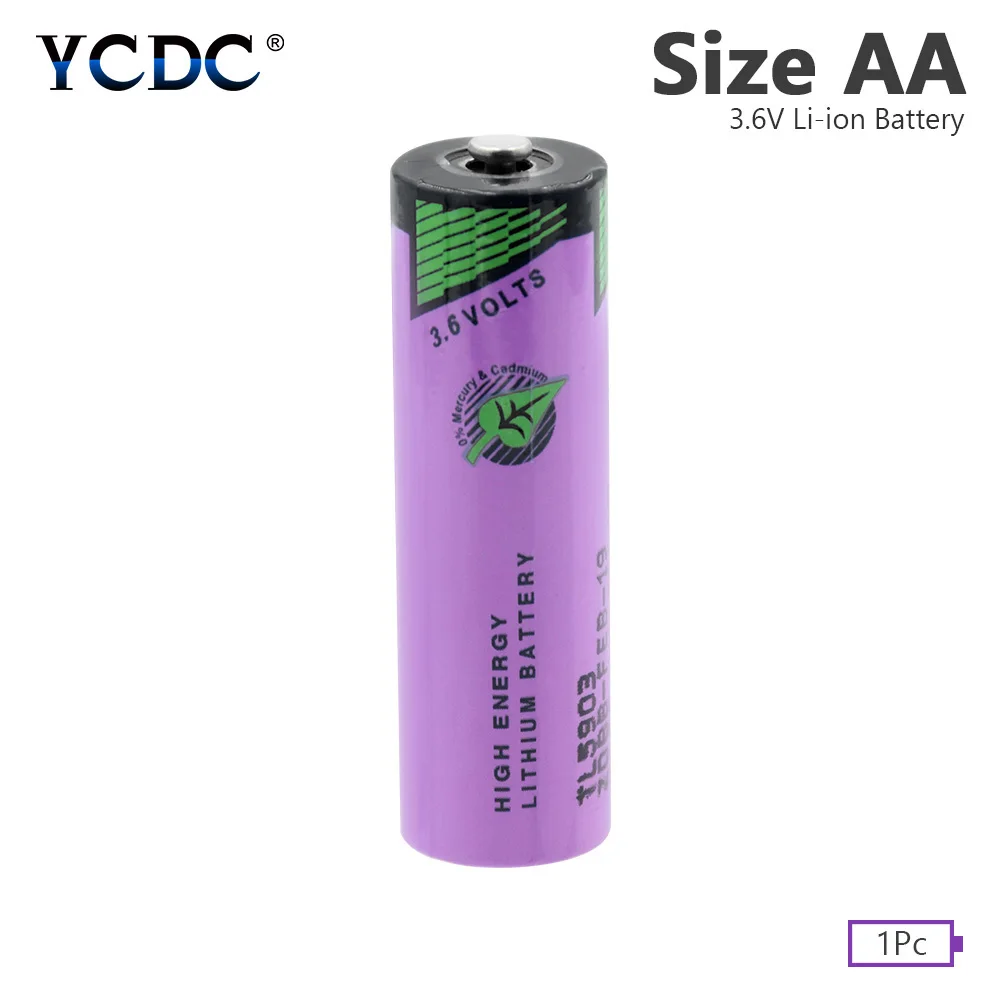 YCDC AA батарея TL-5903 SL-760 ER14500 3,6 V 2400mAh для счетчиков PLC промышленный литий-ионный аккумулятор большой емкости Замена