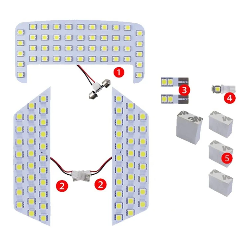 Для RAV4 светодиодный светильник для комнаты 6000K внутренний лампы чтения s Toyota 50 Series