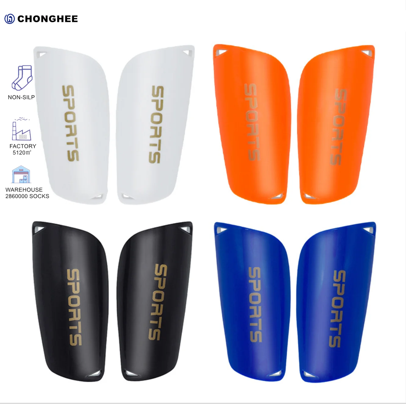 

ChongHee Parent-Child Colorful Soccer Shin Guard Pads 1 Pair C098 Football Leg Protector For Man Teenager And Boys