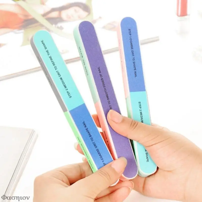 Пилка для ногтей с 6 сторон средство педикюра | Красота и здоровье