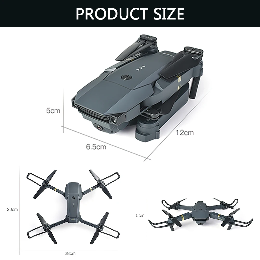 Квадрокоптер TRAVOR E58 складной портативный | Электроника