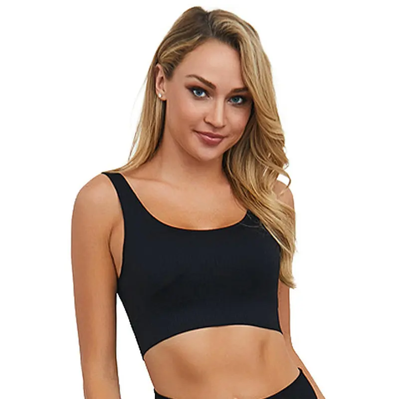 

New Style Yoga Clothes Women's Back Sleeveless Workout Clothes Elastic Breathable Close-fitting Running Vest Sports Suit