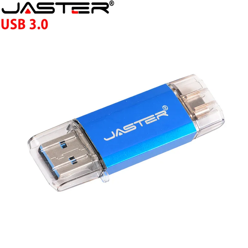USB флеш накопитель JASTER 3 0 с интерфейсом type C OTG 4 ГБ 8 16 32 64 128 U диск модный подарок