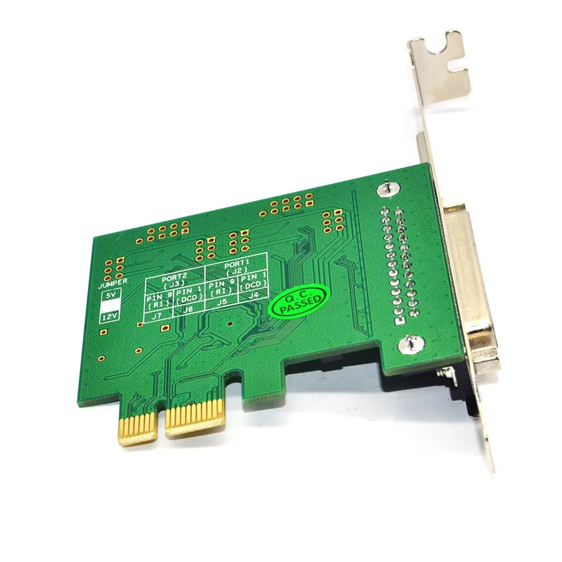 PCI Express к параллельному порту DB25 25Pin PCIE Riser Card принтер LPT PCI-E X1 плата расширения