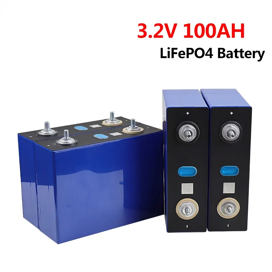 

2021 3.2V 100Ah Battery 3.2V LiFePO4 Battery Pack Large Capacity DIY 12V 24V 48V Electric Car RV Solar Energy Storage System