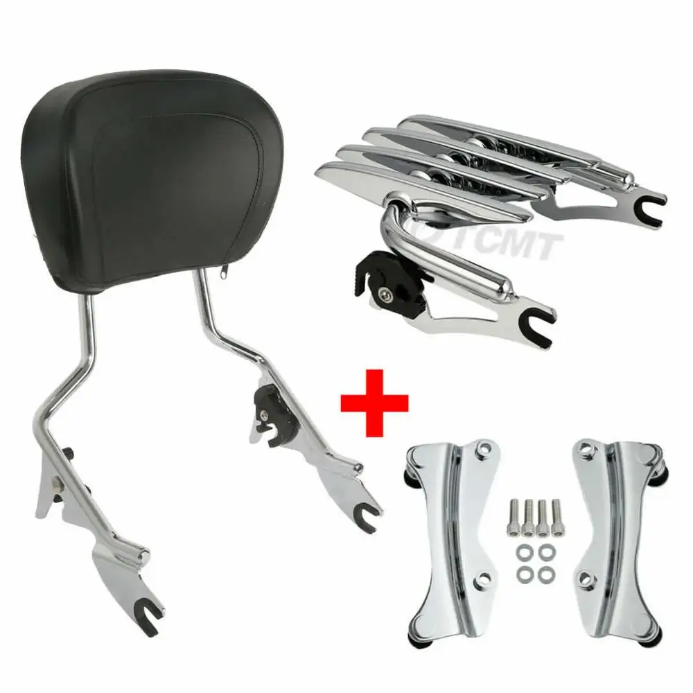 Съемный 4-точечный багажный стеллаж для мотоцикла спинка Harley FLHXS 2014-2018 |