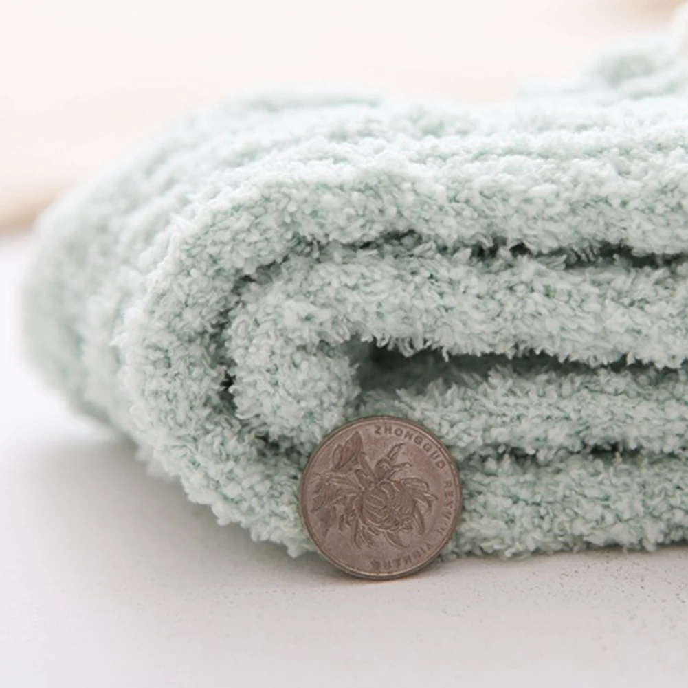 Модные женские зимние утепленные коралловые флисовые эластичные носки средней