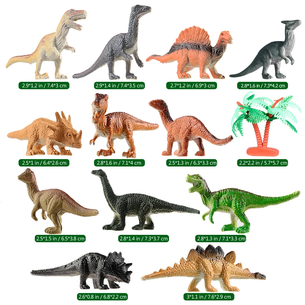 

12 Pcs Mini Set Realistic Figures for Kids and Toddler Education