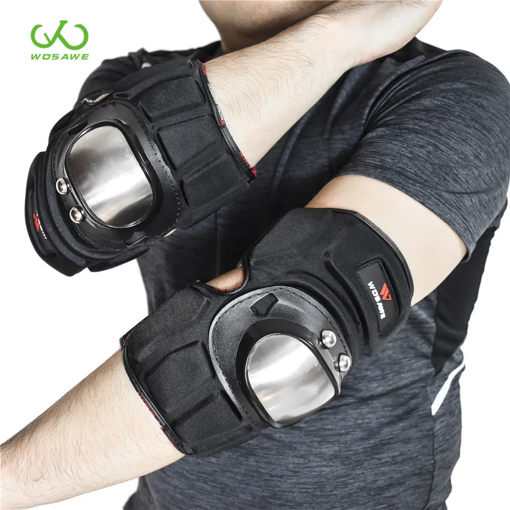 Наколенники WOSAWE мотоциклетные из нержавеющей стали защитное снаряжение защита