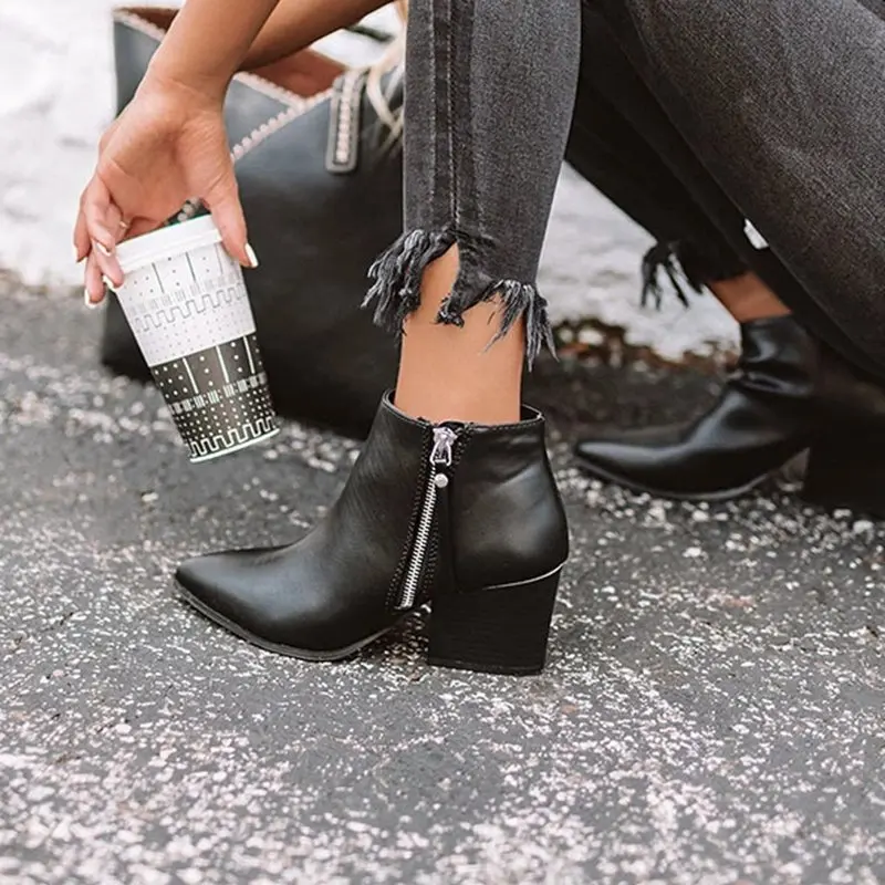 LASPERAL/женские ботильоны со змеиным принтом модная женская пикантная обувь с