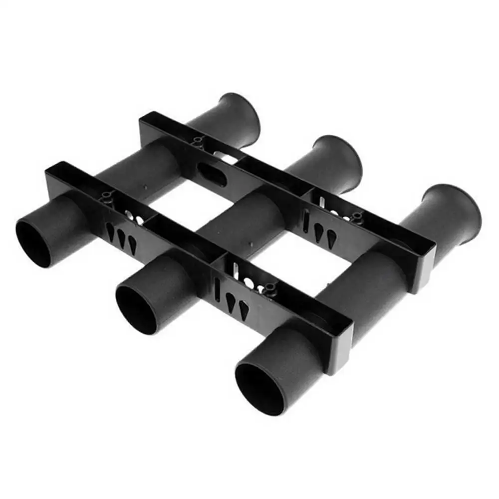 

Fishing Rod Holder Bracket with Screws Side-Mount Tube 3 Rod Rack Fishing Rod for Boat Kayak Garage Storage