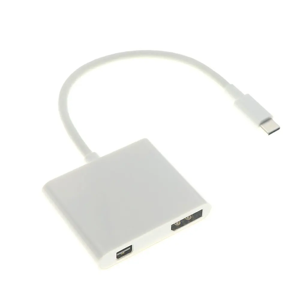 

Type C To DP Mini Hub DP 4K-2K Two-in-one Docking Station Adapter For Laptop PC For Phone MacBook Hub