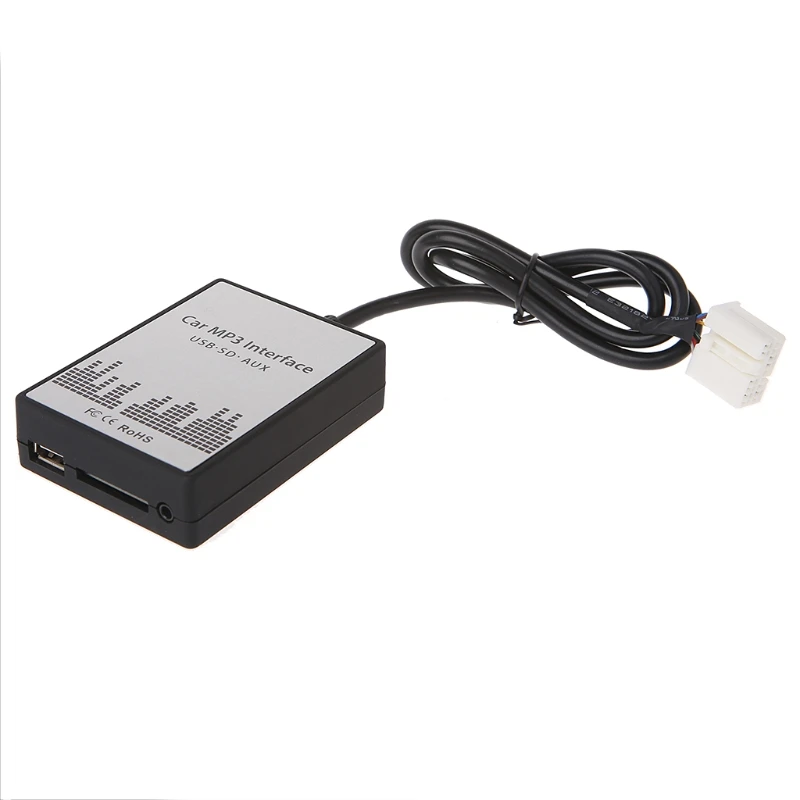 Новый Популярный USB SD AUX Автомобильный MP3 музыкальный плеер адаптер CD Замена для