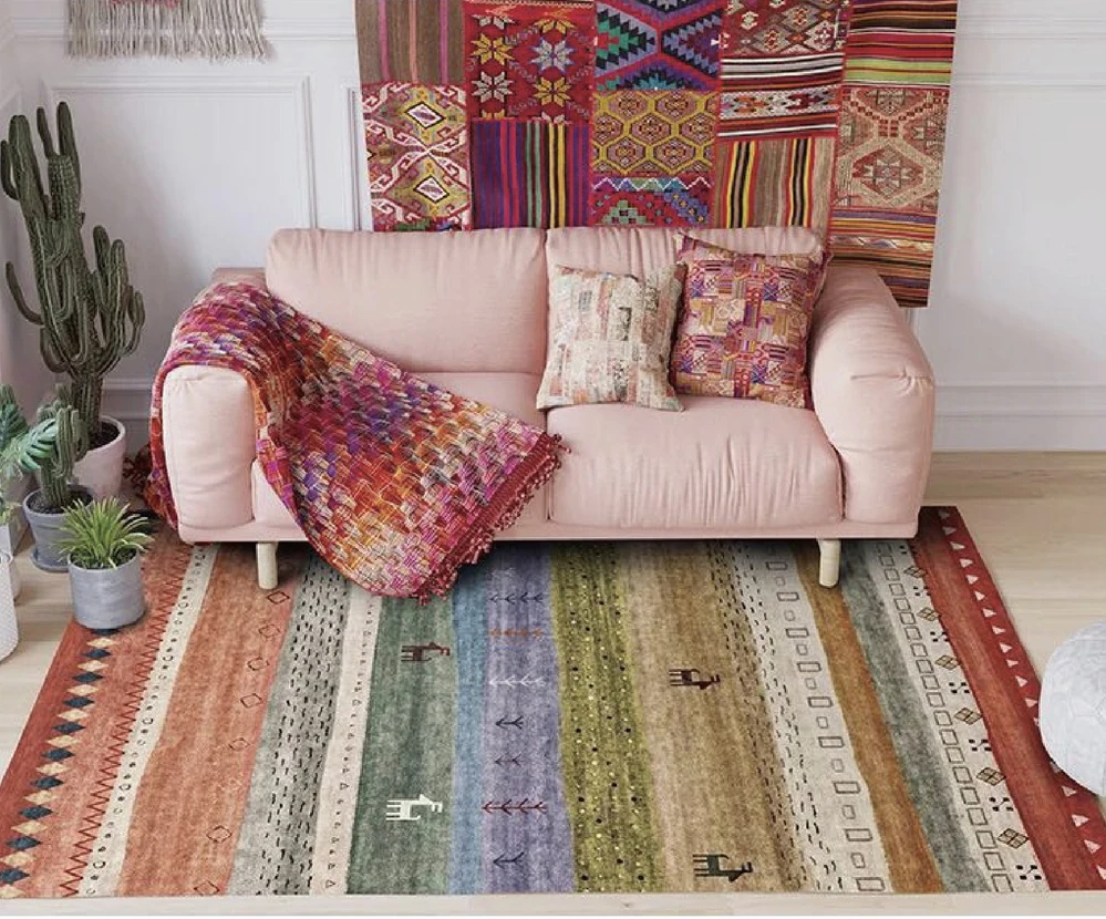 Пузырь поцелуй Марокко Стиль КРАСОЧНЫЕ КОВРЫ геометрической формы для Гостиная