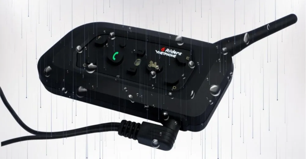 V6 мотоциклетный Bluetooth шлем домофон гарнитура 1200 м мотоцикл беспроводной BT домофон для 6 всадников Intercomunicador