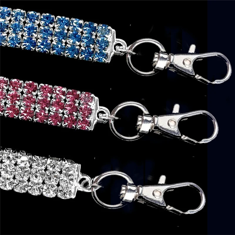 Роскошный блестящий ошейник для собак бриллиантовый щенков домашних животных