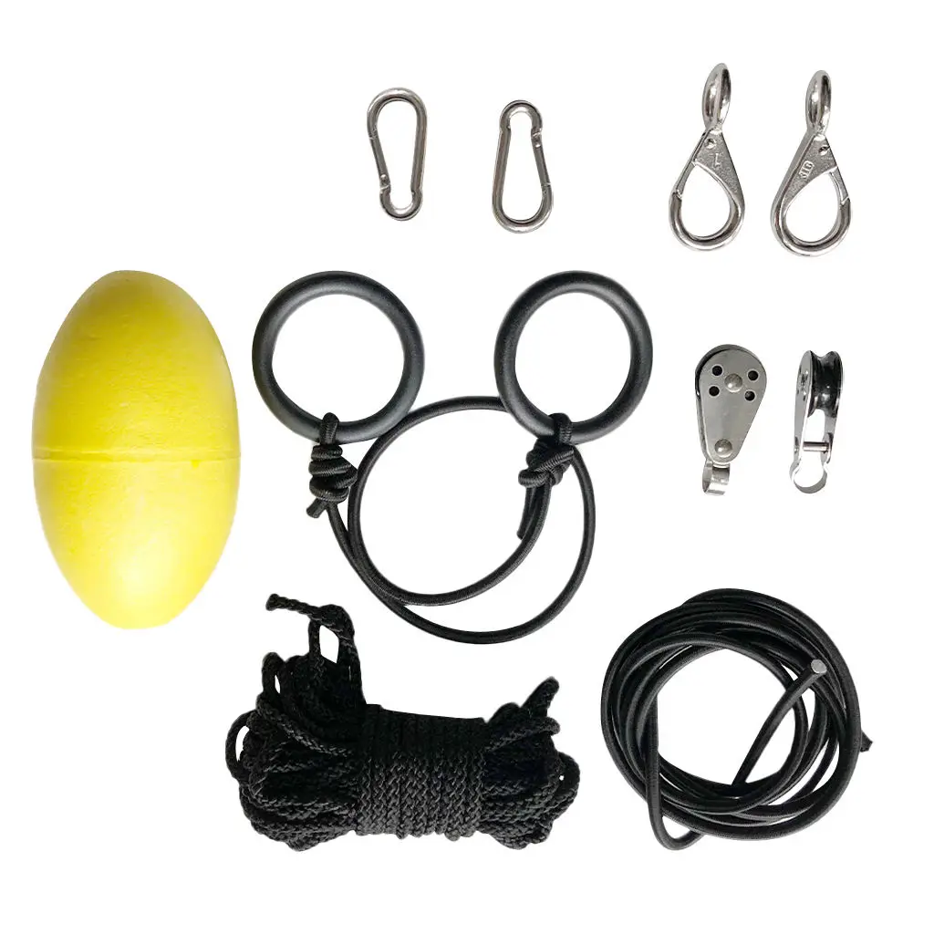 

1 комплект блоков шкива из нержавеющей стали, уплотнительное кольцо, поплавковый шар, карабины, накладки для Каяка, каноэ, лодки, якоря, тележ...