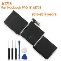original replacement battery a1713 for macbook pro 13 a1708 l42 xt2 xq2 authentic laptop battery 4781mah