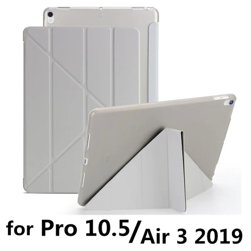 pro 10.5 gray ТПУ чехол для iPad Pro 10," Air 3 тонкий мягкий сенсорный Магнитный чехол-подставка для iPad 9,7 чехол 5th 6th чехол для планшета+ ручка - Цвет: pro 10.5 gray
