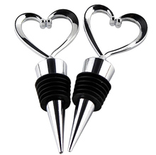 Vino Tapón de botella de vino tinto en forma de corazón...