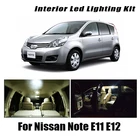 Canbus для Nissan Note E11 E12 2006-2017 2018 2019 Автомобильный светодиодный интерьер купольная карта светильник багажника светильник