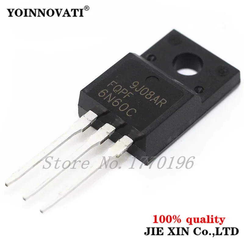 10 шт. FQPF6N60C TO-220 6N60C 6N60 TO220 FQPF6N60 Новый оригинал