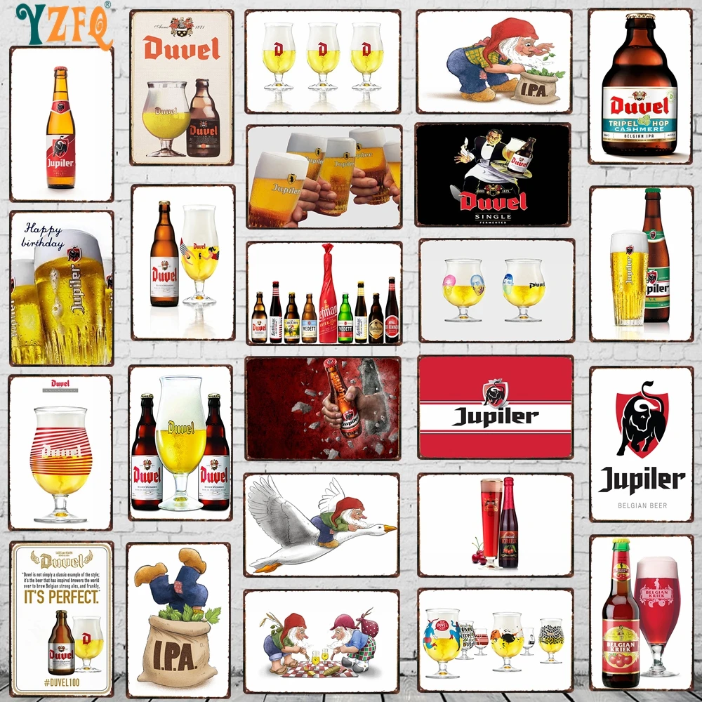 Пивная металлическая картина Оловянная вывеска для стен кафе домашний