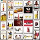 Пивная металлическая картина Оловянная вывеска для стен кафе домашний художественный декор для кухни гостиная 30х20см DU-6599A