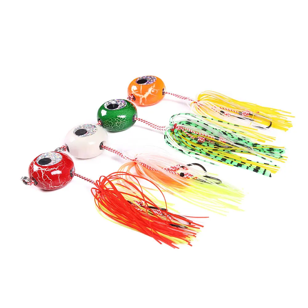 

2020 4pcs Of Lead Head Beard Lead Sinker Big Head Fishing Lure 40g-120g Sea Fishing Hook Lead Head Hook