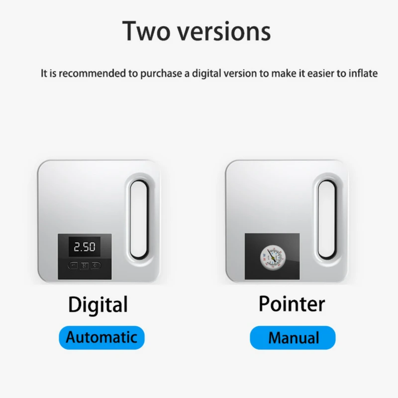 Электрический портативный автомобильныйкомпрессор для шин 120V автоматический