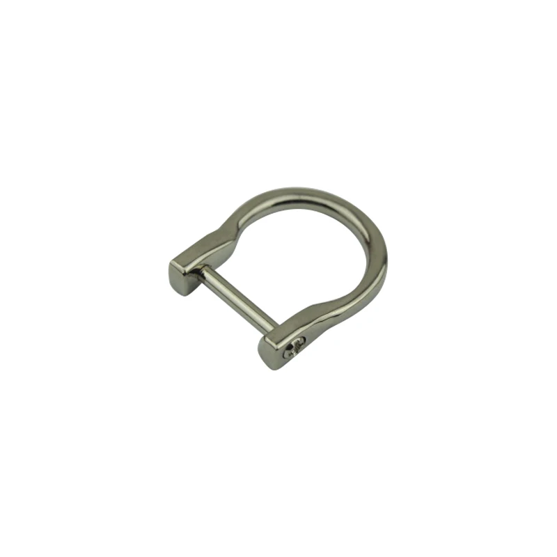 Silver BDTHOOO 20 шт./лот, кожаная сумка, сумка, фурнитура, съемный винт, D металлическая пряжка, застежка для кошельков, ручка, багажные сумки - Цвет: Silver