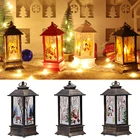 1 шт., светодиодная лампа в форме Санты, рождественские украшения для дома