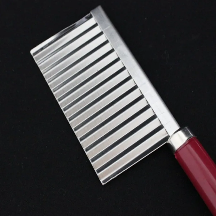 

Potato Wavy Edged Knife Stainless Steel Kitchen Gadget Vegetable Fruit Cutting Peeler Cooking Tools kitchen knives Accessories
