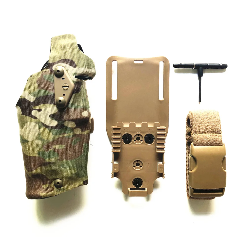 2020 TMC кобуры страйкбольный Glock17 G18 G19 X300 кобура с адаптером быстросъемный гетры
