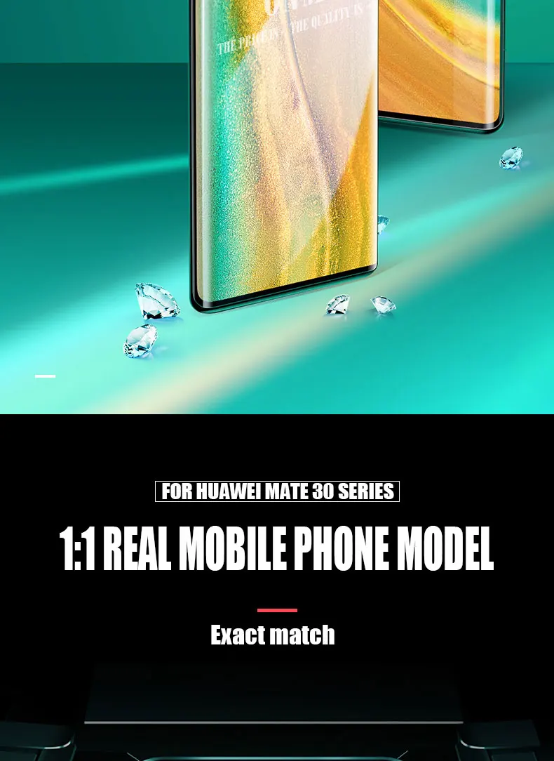 9D закаленное стекло для huawei mate 30/30 Pro Полное покрытие изогнутая Защитная пленка для экрана mate 30 Pro 5G Global защитное стекло
