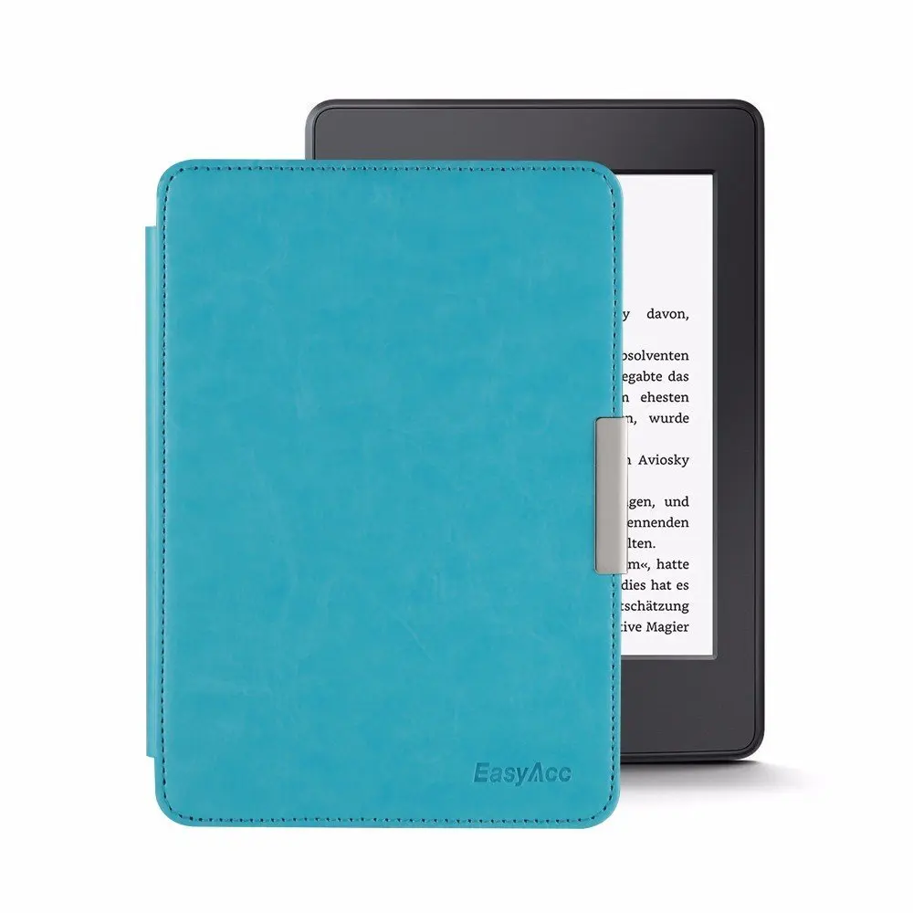 Магнитный кожаный чехол Easyacc для Kindle Paperwhite 1/2/3 6 дюймовый подставка электронной