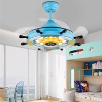 ourfeng child ceiling fan lights with remote 3 colors led decorative fan lamp for children room bedroom kindergarten