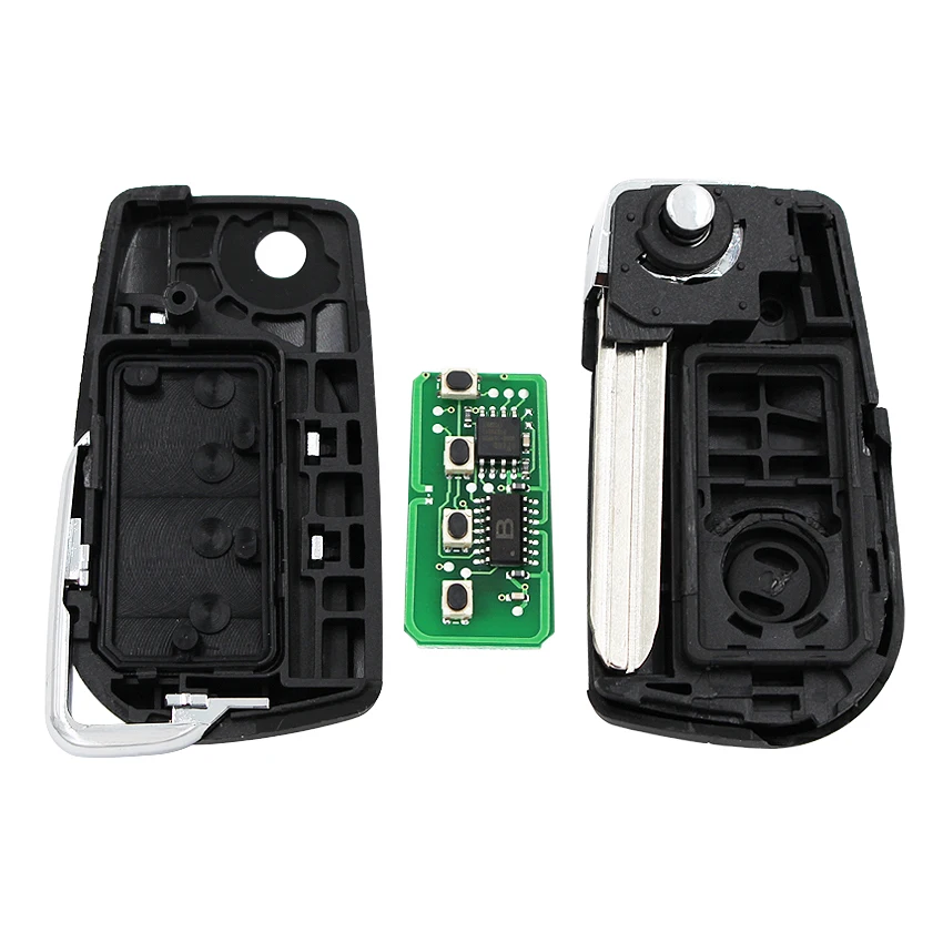 3+1/4 Button Upgraded Folding Flip Remote Car Key 314MHZ with G Chip FCC ID: HYQ12BBY for Toyota Camry 2007 - 2011 RV4 2010 | Автомобили и