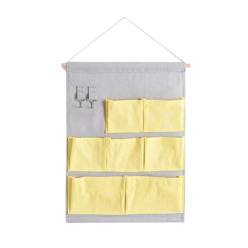 Сумка для хранения детских игрушек с 7 карманами вместительная подвесная сумка