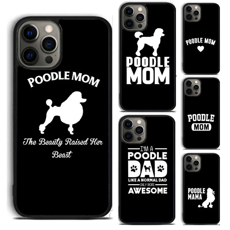 Потрясающий чехол для телефона с пуделем, папой, мамой, бабушкой для apple 11 12 13 14 Pro Max XS XR 8 7 Plus, для Samsung S21 S22 Ultra